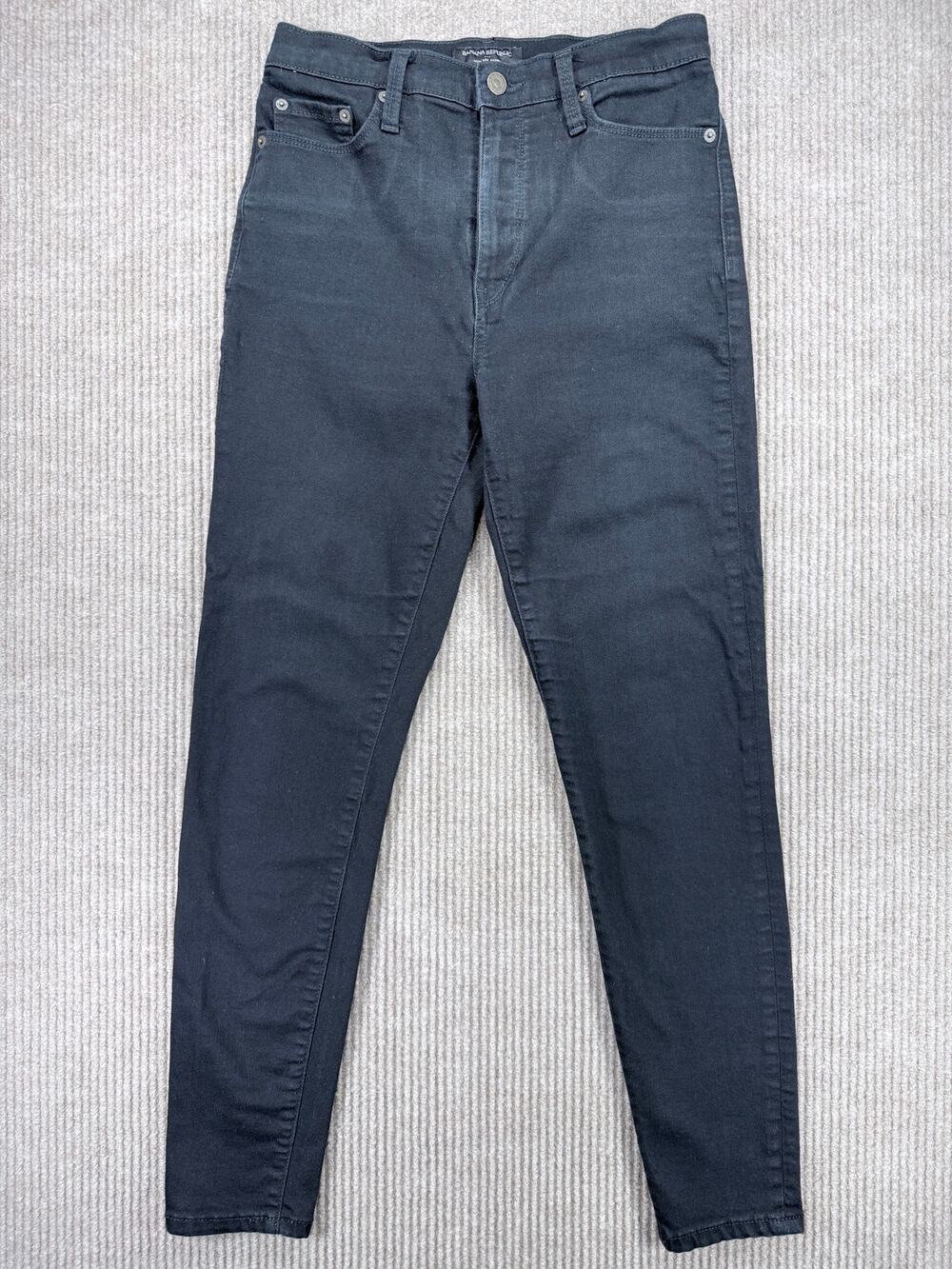 Banana Republic High Rise Skinny Jeans Black Fade 28 / 6 HOL19